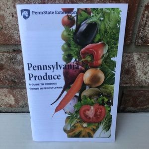 3/$12 + $4.99 Ship! PennState Extension Pennsylvania Produce Fruit Vegetables